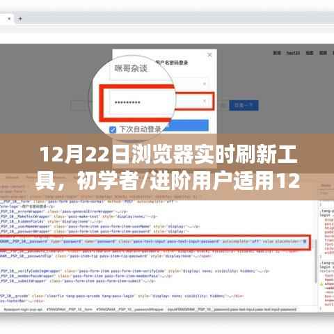 12月22日浏览器实时刷新工具使用指南,适合初学者与进阶用户的学习步骤与指南