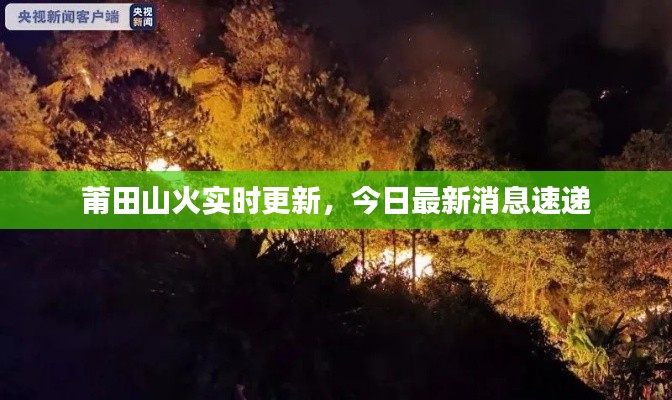 莆田山火实时更新,今日最新消息速递