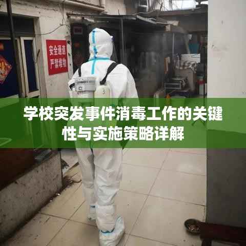 学校突发事件消毒工作的关键性与实施策略详解
