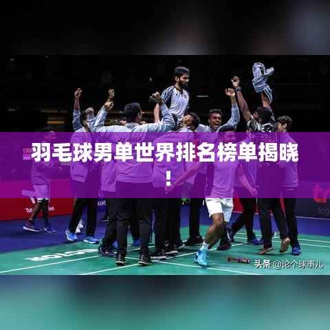 羽毛球男单世界排名榜单揭晓!