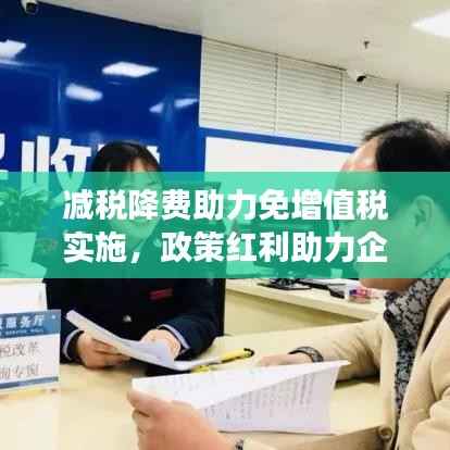 减税降费助力免增值税实施,政策红利助力企业发展