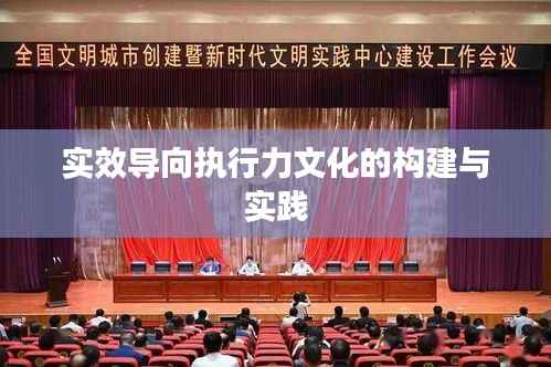 实效导向执行力文化的构建与实践