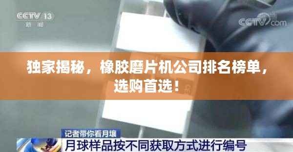 独家揭秘,橡胶磨片机公司排名榜单,选购首选!